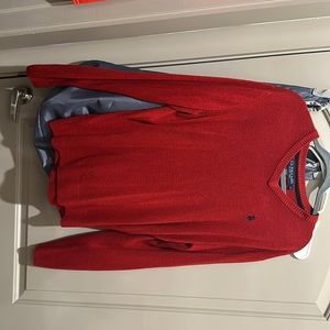 Men’s Large Polo sweater (Red)